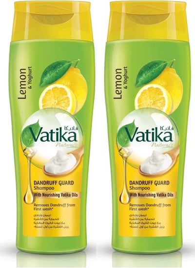 Buy Vatika Naturals Dandruff Guard Shampoo - Enriched With Lemon And Yoghurt - 400 ml pack of 2 in UAE