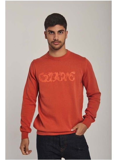 Buy Fancy Crew Neck Printed Pullover in Egypt