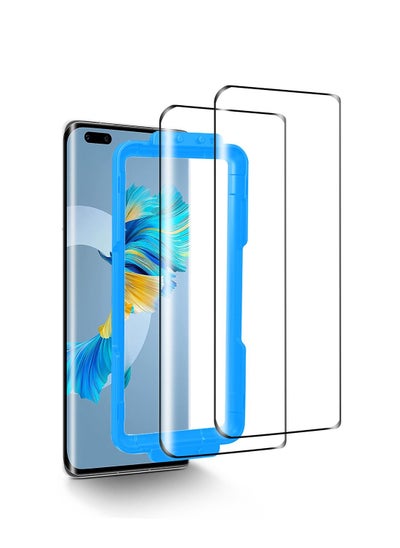 اشتري Remson 2 in 1 Clear Screen Protector Anti-Shock Film Compatible for Huawei Mate 40 Pro في الامارات