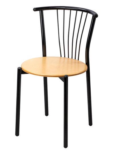 Buy Lora CH16 - VINTAGE Black Classic Wood Base Chair in Egypt