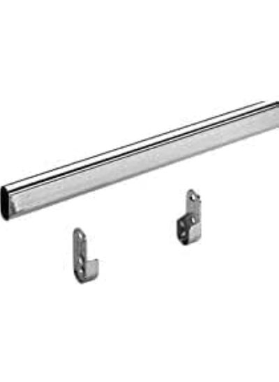 Buy 95 Cm Wardrobe Bar Clothes Rod - Closet And Cupboard Organizer Chromed Steel With Fittings - Easy  Rail Coat Rack Wall Or Clothes Rail - Pack Of 3 in UAE