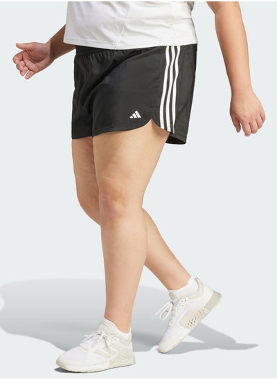 Buy 3 Stripes Pacer Woven High Rise Shorts in UAE