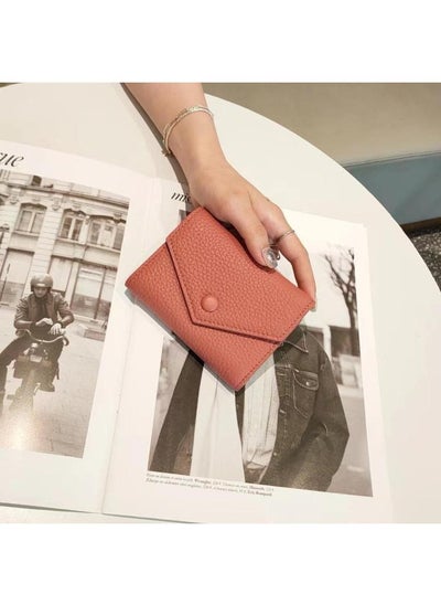 Buy Trendy New Genuine Leather Envelope Wallet Portable Mobile Phone Bag Integrated Handbag Multi-card Wallet Ultra-thin Wrist Bag in Saudi Arabia