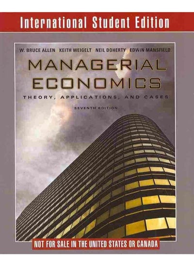 Buy Managerial Economics: Theory, Applications, and Cases (SI Edition) in Egypt