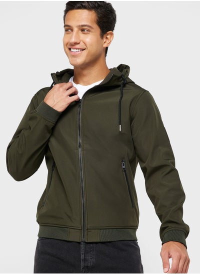 Buy Zippered Hooded Jacket in UAE