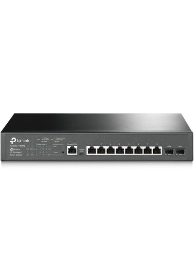 Buy T2500G-10MPS Jet Stream 8-Port Gigabit L2 Managed PoE+ Switch with 2 SFP Slots in UAE