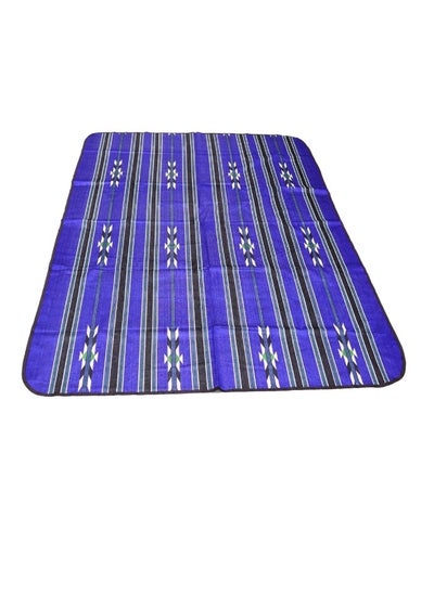 Buy Ground seating mat for trips, camping, hiking, and wilderness, heritage rug, size 200X130 cm in Saudi Arabia