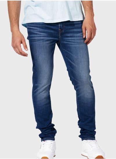 Buy Mid Wash Skinny Fit Jeans in UAE