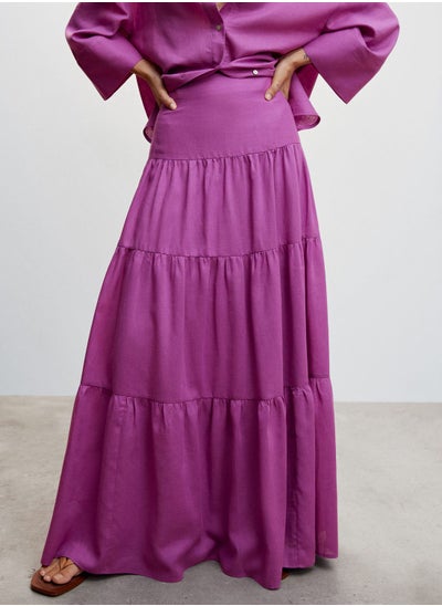 Buy High Waist Maxi Skirt in Saudi Arabia