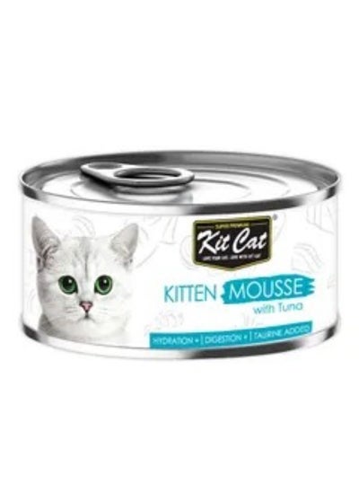 Buy Kitten Mousse with Tuna Multicolour 80g in Saudi Arabia