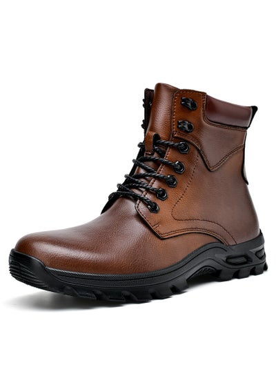 اشتري New Men's Casual Leather Boots في الامارات