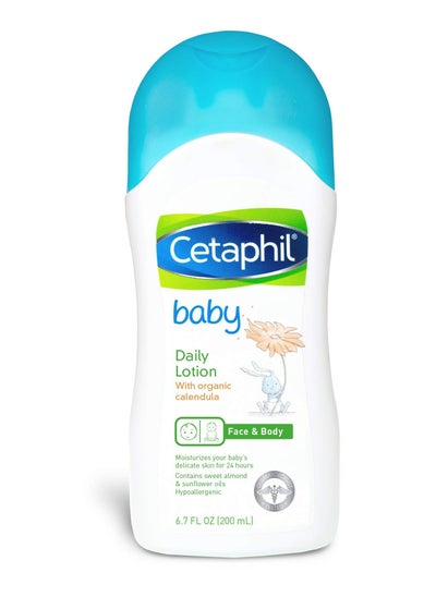 Buy Cetaphil Baby Daily Lotion with Organic Calendula, 6.7 in Saudi Arabia