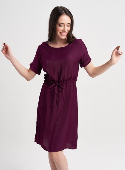 Buy Zabaione Women's Dress , Purple in UAE