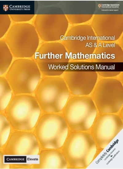 Buy Cambridge International AS & A Level Further Mathematics Worked Solutions Manual with Cambridge Elev in UAE