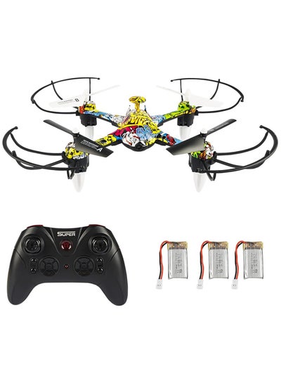 Buy RC Drone Quadcopter 360-Degree Rollover Remote Control Drone with Lights Without Camera in UAE