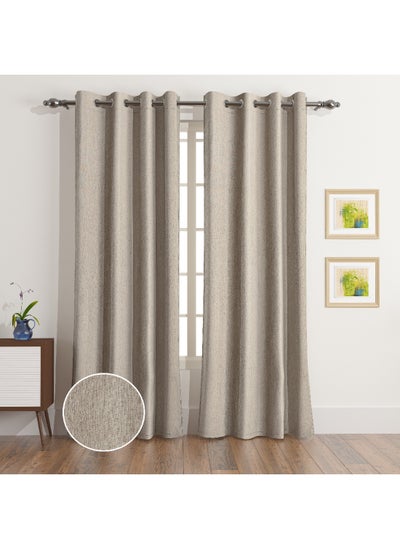 اشتري Portia 2-Piece Blackout Curtain Set 240 x 140 cm في الامارات