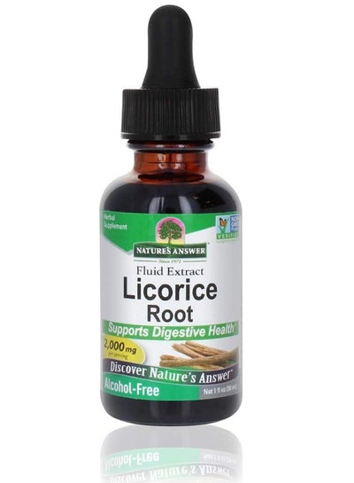 Buy Nature's Answer Licorice Root Supplement 2000 mg 30ml in Egypt