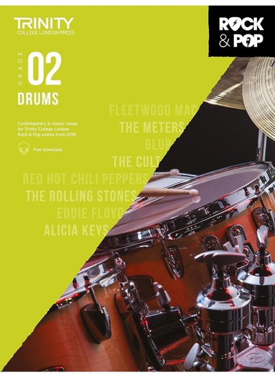 Buy Trinity College London Rock & Pop 2018 Drums Grade 2 in UAE