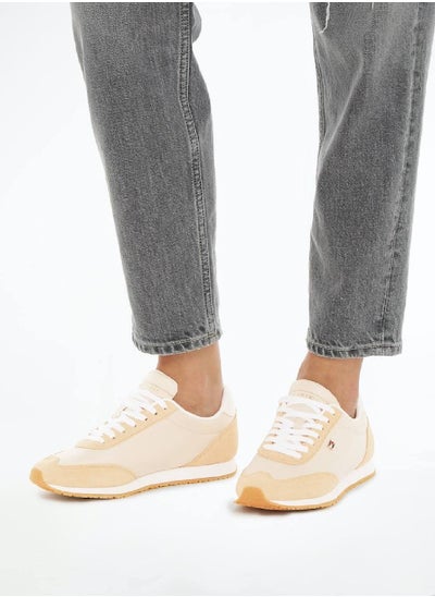 Buy Women's Heritage Suede Flag Runner Trainers -  Suede upper, Beige in UAE