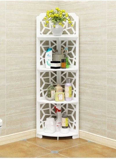 Buy Bathroom Shelf Corner Storage Cabinet 22 x 120 cm in UAE