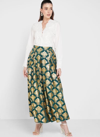 Buy Printed A-Line Skirt in UAE