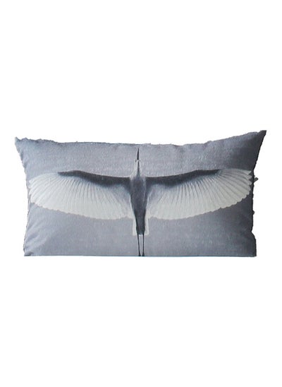 اشتري 30x55cm Hawk Printed Throw Cushion في الامارات