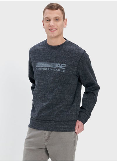 Buy Logo Crew Neck Sweatshirt in UAE