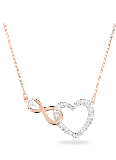 اشتري Hyperbola necklace Infinity and heart, White, Mixed metal finish,5518865,38 /1.5X2.5cm في الامارات