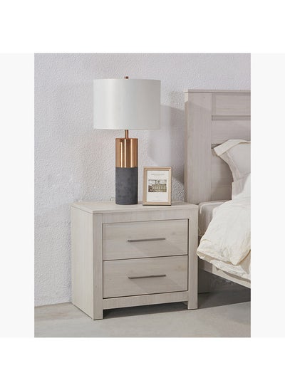 اشتري Ashley 2-Drawer Nightstand 39x56x58 cm في السعودية