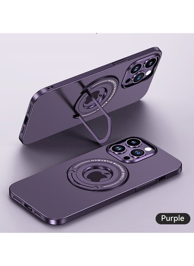 Buy Luxury Magnetic Case for iPhone 13 Pro Max With Mobile Phone Holder Hide Stand Hard Cover in Saudi Arabia