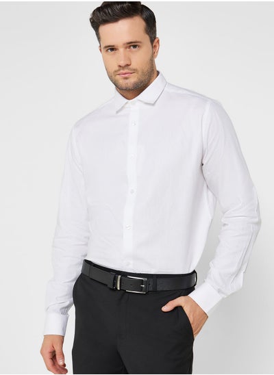 Buy Dobby Full Sleeve Formal Shirt in UAE