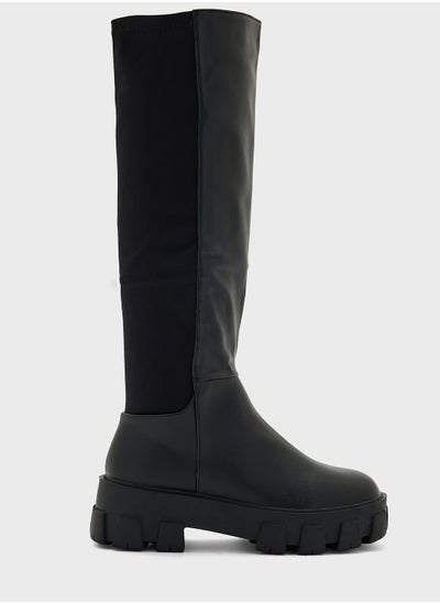 Buy Chunky High Knee Boots in UAE