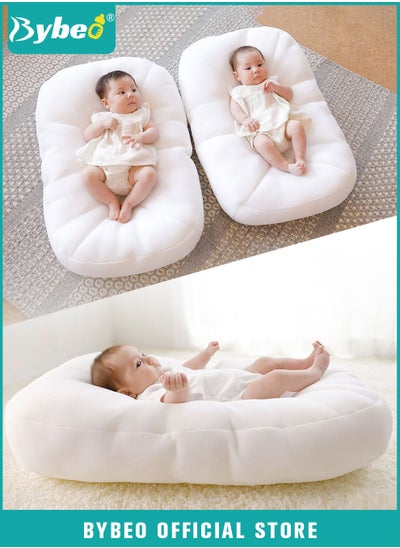 Buy Baby Nest Bed, Newborn Nursery Pillow, Infant Breastfeeding Pillows, Toddler Bedding for Sleeping, Anti vomit Milk Headrest15 Degree Incline, for Better Night's Sleep in UAE