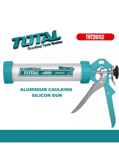 اشتري TOTAL 305mm/12 54mm Diameter Aluminium Caulking Gun THT20112 في السعودية