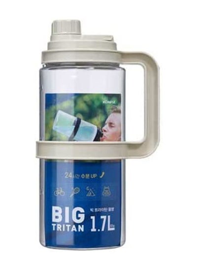 Buy Komax Big Tritan Water Bottle 1.7L (Ivory) in UAE