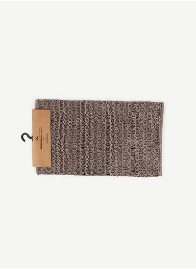 اشتري Ayoka Handloom Bath Mat Pastel Grey في الامارات