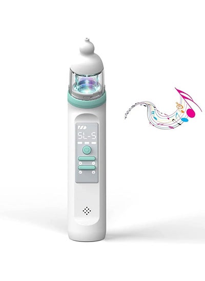 Buy Baby Nasal Aspirator Electric Nose Sucker for Baby,with 3 Silicone Nose Tips 5 Levels of Suction.Baby Nose Cleaner,Music & Light Soothing Function for Infants and Toddlers in Saudi Arabia