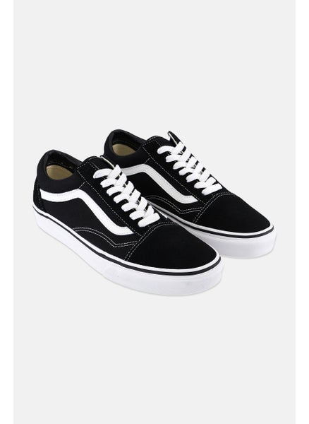 اشتري Women Old Skool Lace Up Skate Shoes, Black/White في السعودية