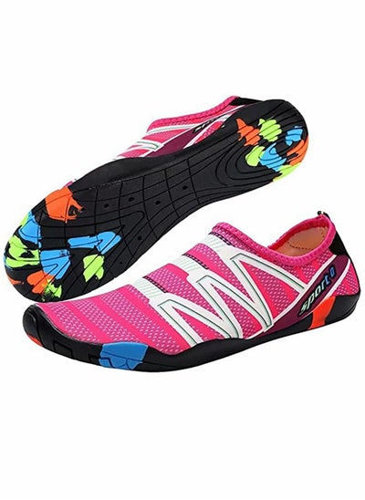 Buy Water Shoes Women's Men's Outdoor Beach Swimming Aqua Socks Quick-Dry Barefoot Shoes Surfing Yoga Pool Exercise in UAE