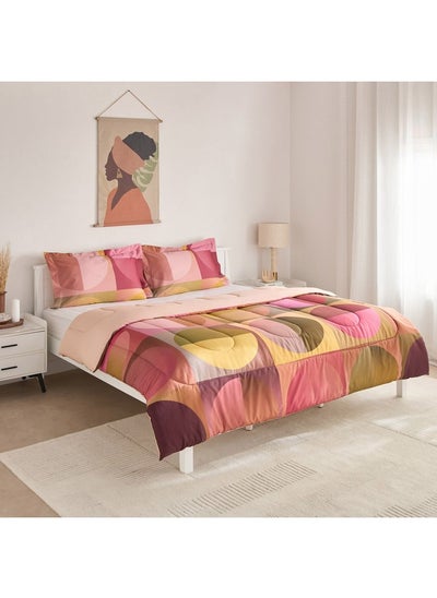 Buy MaBelle Maison Radiant 3-Piece Cotton Twin Comforter Set 160 x 220 cm in UAE