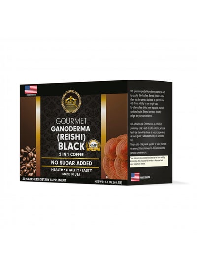 اشتري Eternal Gourmet Ganoderma (REISHI) Black Coffee 2 in1 Made in USA Cafe Negro con ganoderma Eternal في الامارات