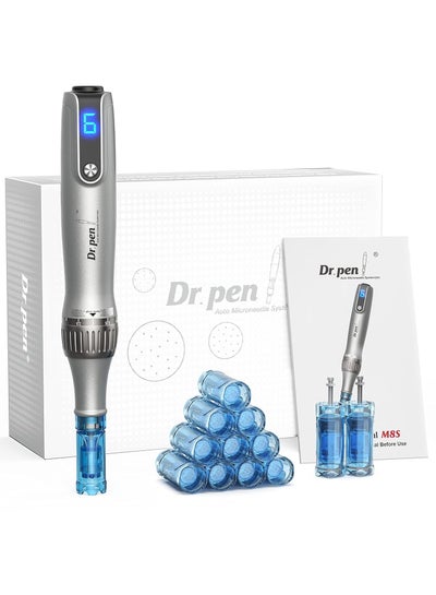 اشتري Dr.Pen M8s Micro Needling Pen Wireless Electric Derma Pen With 4 Replacement Cartridges في الامارات