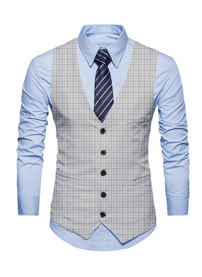 Buy New Fashionable Personalized Printed Men's Suit Vest in UAE