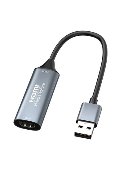 اشتري محول التقاط فيديو USB بدقة 4K، يدعم دقة الإخراج القصوى 1080P، ويرسل إشارات الصوت والفيديو إلى أجهزة الكمبيوتر والهواتف الذكية للمعاينة والتخزين. مناسبة للحصول على دقة عالية، وتسجيل التدريس، والتصوير الطبي، وما إلى ذلك. في مصر