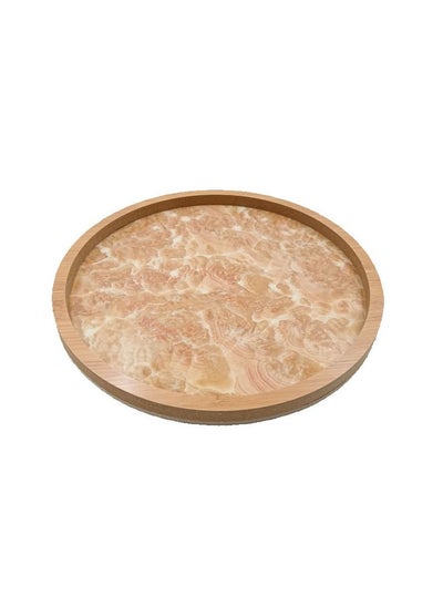 Buy Round serving plate 26x26 cm in Saudi Arabia