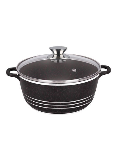 Buy Dessini Granite Casserole Cooking Pot 40Cm- Pfoa Free Oven Safe-Multi Layer Non Stock Coating-Dishwasher Safe in UAE