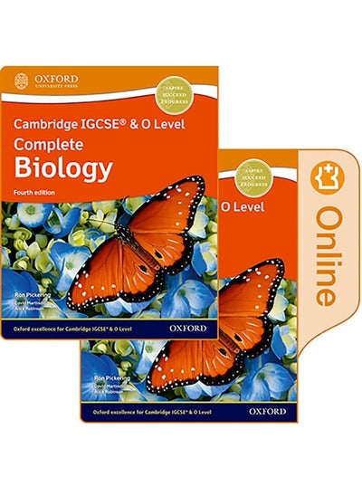 Buy Cambridge igcse & o level complete biology: print and enhanced online student book pack fourth edition in UAE