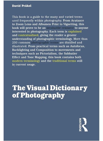 اشتري The Visual Dictionary of Photography في الامارات