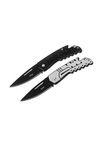 Buy W49 Multi function camping hunting pocket steel knife in UAE