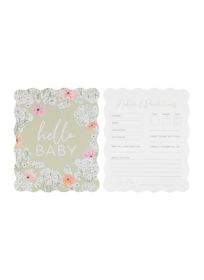 اشتري Floral Baby Advice Cards في الامارات